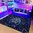 Cartoon Carpet Video Game Bedroom Carpet Living Room Arcade