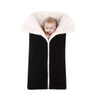 Wool Knitted Plus Fluff Sleeping Bag Baby Zipper Sleeping