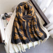 Winter Scarf Women Cashmere Warm Pashmina Solid Female Scarv