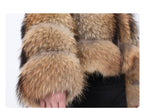 Fur Coat Raccoon Dog Fur Splicing