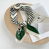 Silk Scarf New Black And White Checkerboard Scarf Women