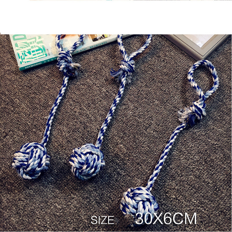 Pet Molar Bite Resistant Cotton Rope Dog Toy