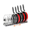 Multifunctional Telescopic Pot Rack Desktop Kitchen Storage