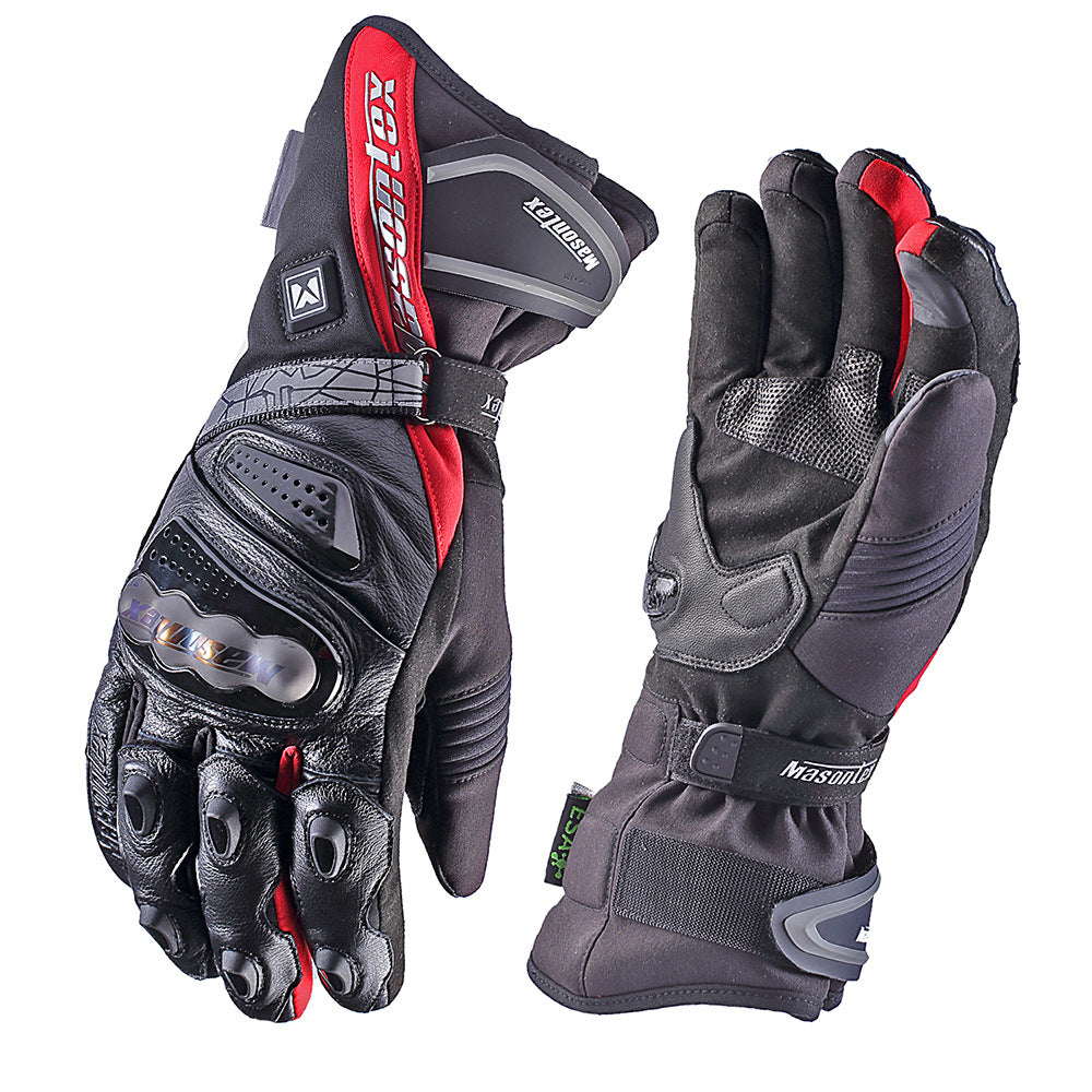 Electric motorcycle heating gloves