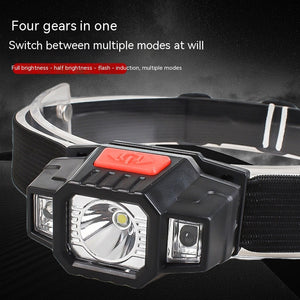 Lightweight USB Charging Induction Headlamp Camping Hiking Camping Essential