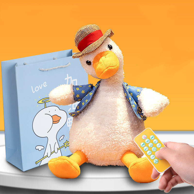 Plush Toy Figurine Sand Sculpture Learn To Speak Can Sing Sand Sculpture Duck