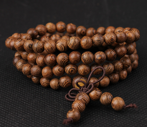 Shun Wenji Wooden Bracelet Cliff Bean Wood Bracelet Couple Bracelet Men and Women Jewelry 108 Beads Bracelets