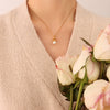 Women's Fashion Special-shaped Design Water Drop Imitation Baroque Pearl Necklace