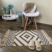 Woven household tassel carpet