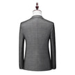 New Men's Business Plaid Casual Suit