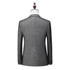 New Men's Business Plaid Casual Suit