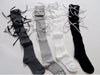 Ballet Style Bow Bandage Stockings Sweet Cool Girl Bunching Socks