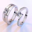 Men's And Women's Tail Rings Heart-shaped Couple Rings