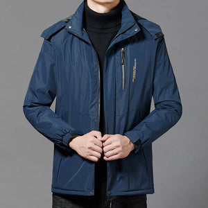 Men Coat Thickened Windproof And Warm