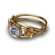 Jewelry Diamond Ring Creative Flower Jewelry Women