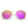 Round Frame Fashionable White Jingting Sunglasses