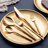 Golden Western Steak Cutlery Set Spoon