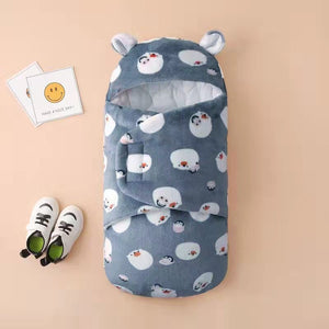 Baby Thickened Baby Quilt Sleeping Bag 2-in-1 Cotton