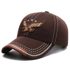 Hat Boy And Girl Sunshade Baseball Cap Eagle Embroidery Korean Style