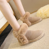 Snow Boots For Women Winter Warm Slip On Fluffy Platform Comfy