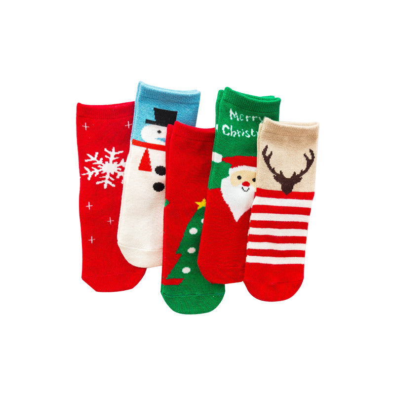 Children's Fashion Simple Mid-calf Christmas Stockings