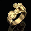 Fashion Men And Women Couple Ring Exaggerated