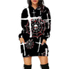 Print Long Hoodie With Pockets Sweater Long Sleeve Clothes Women