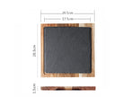 Rectangular Sushi Pastry Dessert Western Steak Plate Household Rock Wooden Wooden Board Tray