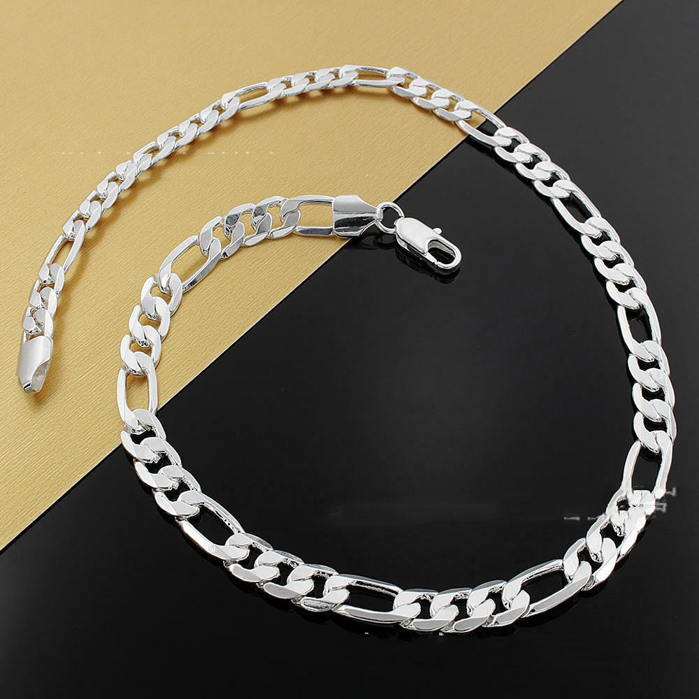 Silver-plated Korean Fashion Jewelry For Men