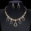 Women's Jewelry Set Bridal Necklace Earrings Wedding Two-piece Banquet Accessories