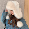 Warm And Thick Plush Cold Resistant Ski Hat