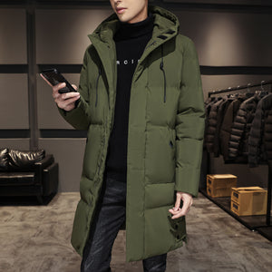 Plus Size Men's Winter Cotton Coats Coat Thick Mid-length