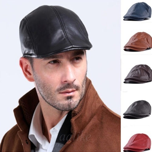 Vintage British Wind Leather Cap