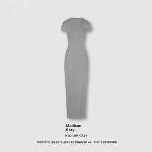 Series Slim-fit Hip Skirt Slimming Slit Dress Women