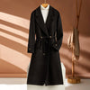 Alpscommerce New Long Suit Collar Cashmere Coat For Women