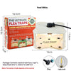 Household Pet Fly Bug Trap Square Telescopic Sticky Bug Lamp Flea Trapper