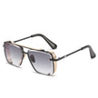 Metal Mesh Edge Retro Sunglasses