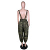 Camouflage Casual Work Clothes Loose Sling Jumpsuit