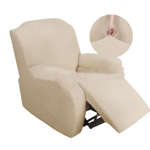 Stretch Thick Full-body Massage Chair Cover Figured Cloth Art Sofa Recliner Cover