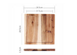 Rectangular Sushi Pastry Dessert Western Steak Plate Household Rock Wooden Wooden Board Tray