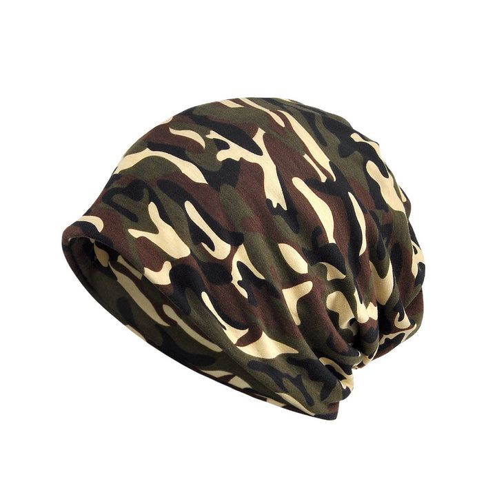 Camouflage Bib And Bandana Hat Dual-use Men And Women