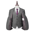 New Men's Business Plaid Casual Suit