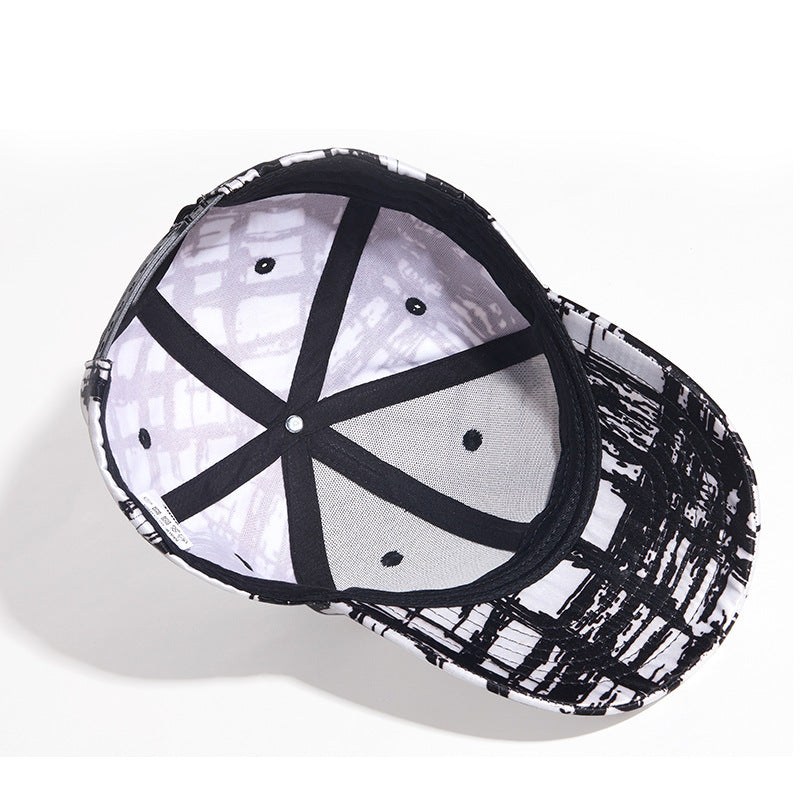 Black And White Mesh Sun Visor Foreign Trade Hot Style Caps