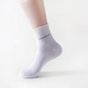 Socks Solid Color Socks Men's Mid-tube Bamboo Fiber Socks Men