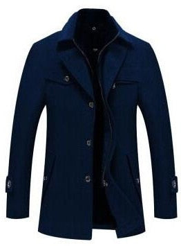 New Men's Woolen Coat Men jacket