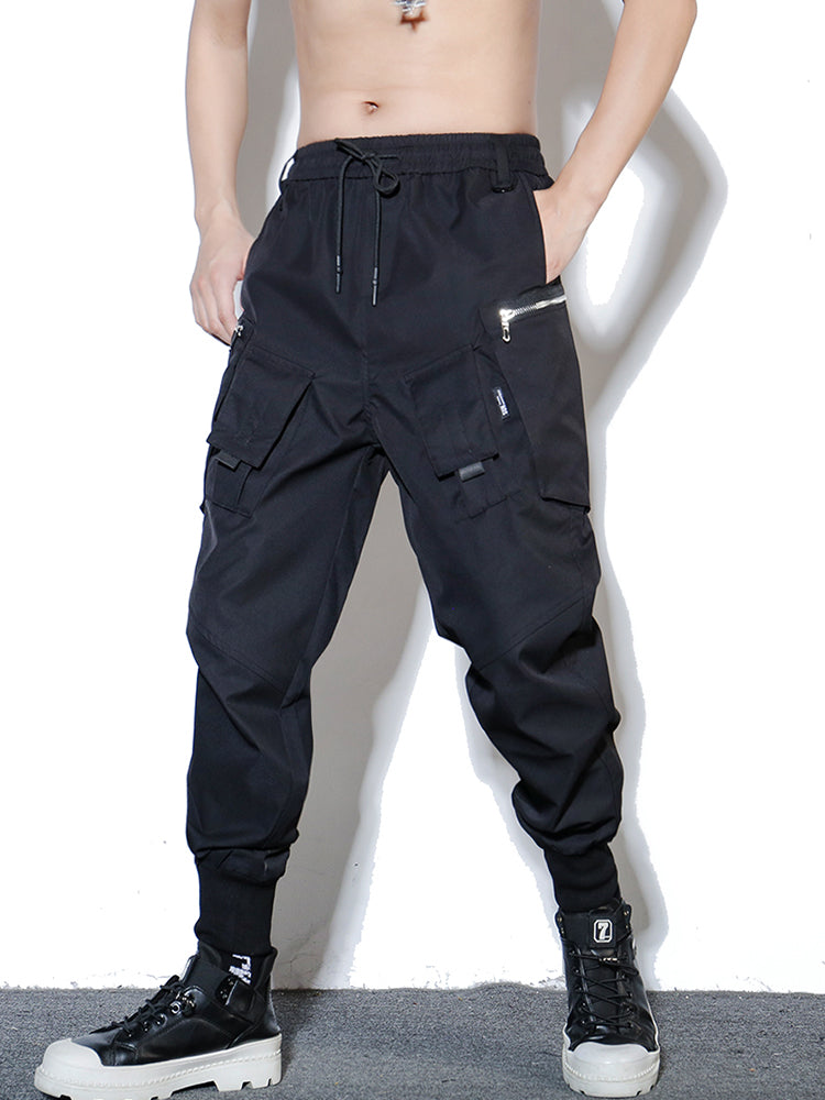 Loose Multi-pocket Functional Leggings Casual Pants For Men