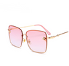 Oversized big box ladies sunglasses