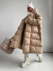 Women's Fashion Casual Style Warm Thickened Hooded Cotton Coat Jacket