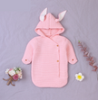 Knitted rabbit sleeping bag