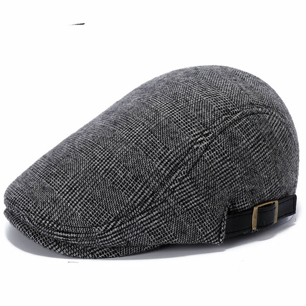 Outdoor Autumn And Winter Woolen Hat Men's Beret